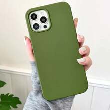 適用於 iPhone 17 Pro 17 Pro Max 17 液態矽膠 3 層全包覆軟膠手機殼，清新夏季配色，防震防刮微纖維內襯保護殼，適用 13 11 16 Pro Max 15 14 Plus 12 Mini XS Max 7 8 Plus - 松林綠 - 查看 7