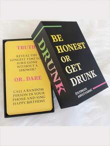 Truth Or Drink 遊戲,卡牌遊戲成人飲酒遊戲,派對遊戲飲酒遊戲,醉酒卡牌遊戲,成人派對遊戲,派對趣味成人遊戲之夜 - 彩色 - 查看 8