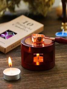 10-100pcs Small Smokeless Tea Light Candles, Romantic Mini Candles For Wax Warmer, Odorless, Birthday Party, Outdoor Wedding, Indoor Dinner Atmosphere - Multicolor - View 3
