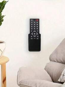 3pcs Remote Control Holder, Wall-Mounted Phone Stand And Storage Rack, Bedroom Self-Adhesive Storage Box, Plastic Charging Holder And Remote Control Rack, Air Conditioner Remote Control Wall-Mounted Storage Box, Silicone Wall-Mounted Remote Control Organizer - Multicolor - View 4