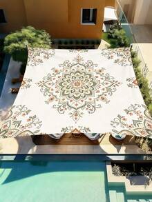 1 cái bạt che nắng in họa tiết hoa hướng dương phong cách vintage, bạt che và lều canopy cho dã ngoại ngoài trời, in phẳng 2D, phù hợp cho ngoài trời, sân vườn, cắm trại, bãi biển, vườn và nhiều bối cảnh khác, có thể giặt, đi kèm 4 dây cố định và 4 cọc cắm đất, không bao gồm khung - Nhiều màu - Xem 8