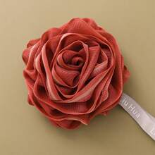 1pc Gradient Rose Shaped Bath Ball, Fragrance-Free Exfoliating Body Scrub Brush For Smooth Skin - View 7