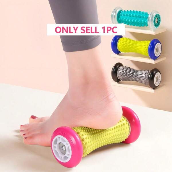 1 pièce pièce Rouleau de massage yoga pour les pieds, bâton de massage pour les pieds, rouleau de massage pour la libération des fascias des pieds/jambes/bras, rouleau de massage pour la relaxation des muscles des pieds plats, masseur portable pour les mains et les pieds, convient pour l'après-entraînement, la relaxation des jambes et des pieds, des bras et du corps entier