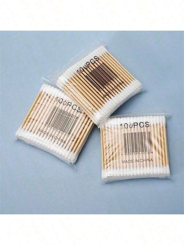 500/300/100/5pcs Ear Cleaning Swabs, Dual-Ended Design, Suitable For Cleaning Ears And Nose, Ideal Beauty Tool For Makeup And Personal Care, Perfect For Daily Home And Outdoor Use, Travel And Home Essentials, Outdoor Garden Decor, Fans, Room Decor