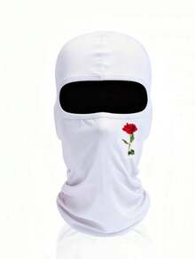 3pcs/2pcs/1pc Rose Pattern Balaclava Face Mask, Unisex Breathable Face Mask, Multi-Purpose Cycling Neck Gaiter, Suitable For Spring And Summer, Essential For Cycling And Outdoor Running - Multicolor - View 6