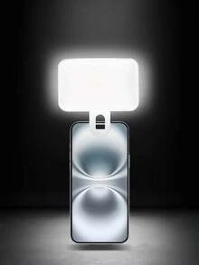 Portable Selfie Fill Light Video Conference Light With Phone Camera Clip, Clip-On LED Light For Video Conferencing, 3 Lighting Modes, Rechargeable, Portable, Suitable For Laptop/Phone/Tablet/Zoom Meeting/Makeup - A - 查看 10