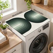 1pc Modern Minimalist Geometric Pattern Diatomaceous Earth Kitchen Drain Mat, Fast-Absorbing Quick-Dry Non-Slip Coffee Machine Mat And Dish Drying Mat, Suitable For Kitchen Countertop And Home Decor - Multicolor - View 8