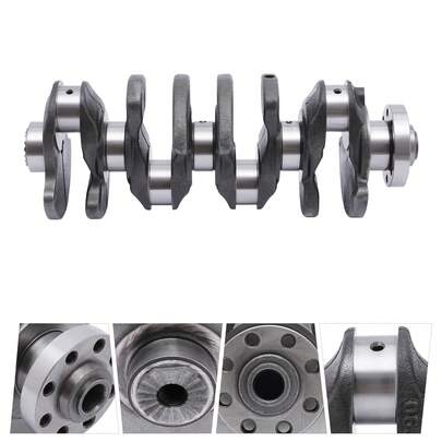 HYYKJ-US New Stainless Steel Cast Iron Engine Crankshaft OEM#06H105021K Direct Replacement Fit For VW Golf Passat CC Audi A3 A4 A5 TT  Seat Leon 1.8 TSI TFSI CDAA CDAB CDHA CDHB, High Hardness Anti Rust Durable Auto Engine Replacement Part