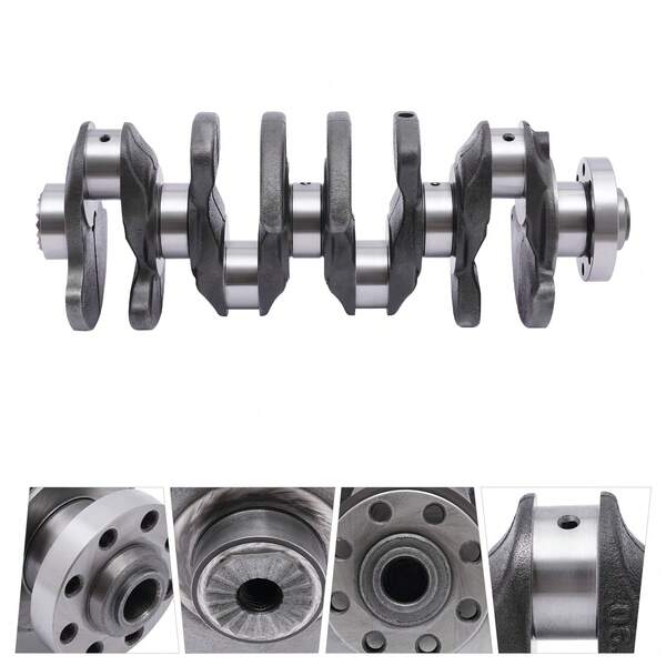 HYYKJ-US New Stainless Steel Cast Iron Engine Crankshaft OEM#06H105021K Direct Replacement Fit For VW Golf Passat CC Audi A3 A4 A5 TT  Seat Leon 1.8 TSI TFSI CDAA CDAB CDHA CDHB, High Hardness Anti Rust Durable Auto Engine Replacement Part