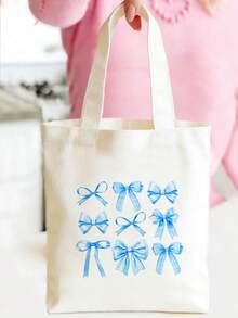 5/10pcs Mini/S/M/L Size Reusable Cute Rabbit Bow Heart Pattern Canvas Gift Bags Party Favor Bags Set, Birthday Party Kids Theme Party Gift Bags Baby Shower Back To School Graduation Party Theme Party Thanksgiving Christmas Anniversary Party Gift Packaging Bags Essential - View 49