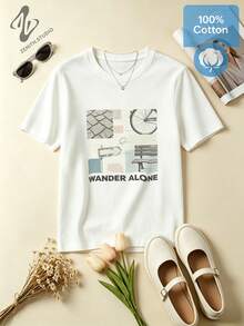Women T-Shirts - 白色 - 查看 2