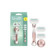 Gillette Venus Pro Smooth Sensitive Rakhyvel + 3 Utbytesblad - Hårborttagning, Känslig hud - Rött och Vitt - Visa 1