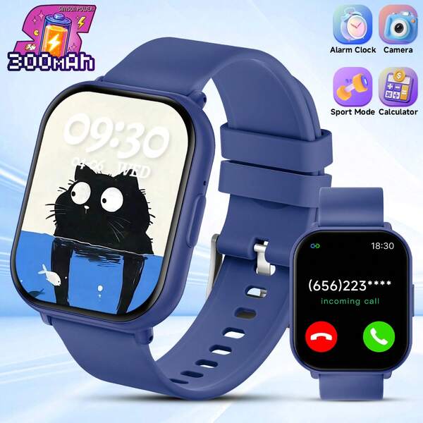 2026 Model 1.83-Inch Touch Screen Smart Watch, Suitable For Children And Teenagers, Compatible With Android And Mobile Phones, Supports Wireless Calling, Message Notifications, Customizable Watch Faces, Fitness Tracking, Easter Gift