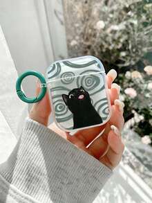 Casing Earphone Bluetooth Anti-Jatuh Tebal Bermotif Bunga Transparan Bergambar Kartun, Kompatibel dengan S4, Pelindung Earphone Bluetooth Nirkabel Apple, Casing Pelindung Glossy Pro2 Full Coverage Pods Generasi 31/2/3, Casing Pelindung Pro Anti-Jatuh Lembut - MultiWarna - View 2
