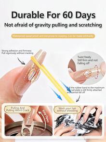2Pcs No UV Nail Glue & Gel Remover Set, 10g Repositionable Strong Adhesive For Press On Nails, Gentle Instant Remover, Waterproof DIY Kit - 1 X Nail Polish Remover - View 11