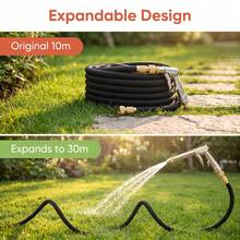 7pcs High Pressure Water Hose & Garden Sprinkler Set, Suitable For Europe And America - A - View 4