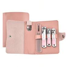 VCHOSE 10pcs Nail Clipper Set, Nail Clippers, Nail File, Ear Pick, Portable Manicure Beauty Tool Set With Storage Travel Bag, Gradient Color, Pink/Green/Purple And More Options - Multicolor - View 12