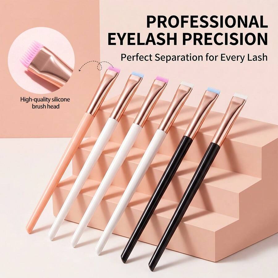 1pc Eyelash Lift Brush, Eyelash Curling Brush, Plastic Eyelash Comb, Eyelash Brush, Eyelash Lifting Tool
