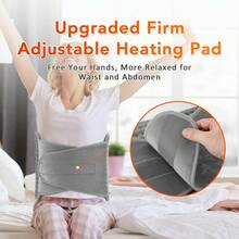 Hailicare Multi-Function Heating Pad, 10 Pengaturan Suhu, 4 Pengaturan Timer, Desain Perekat Velcro, Kantong Penghangat Tangan Tambahan, Kain Super Lembut, Dapat Dicuci dengan Mesin, Kontrol Jarak Jauh, Mencapai Suhu yang Ditetapkan Setelah 10 Menit Dicolokkan, Selimut Penghangat Tubuh untuk Musim Gugur/Dingin, Hadiah Natal - Steker Tipe AS A (110-127V) - View 8
