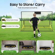 Foldable Football Training Net Rebounder Net Soccer Goal Kickback Target Train - Default - View 7