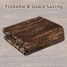 Techigher Modern Washable Area Rug - Non Slip Geometric Bordered Living Room Carpet, Foldable Thin Low Pile Floor Cover For Bedroom, Kitchen, Dining Room - Reddish-brown - View 8