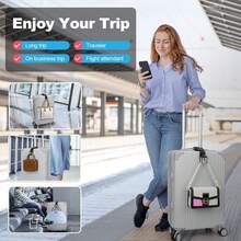Zinc Alloy Hanging Ring Strap, Luggage Bag Shoulder Strap, Portable Backpack Extension Strap, Outdoor Sports Travel Waist Belt, Adjustable Length Heavy Duty Durable Multi-Function Detachable Universal Connector For Suitcase Trolley Handbag - Multicolor - View 4