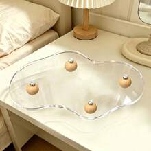 Acrylic Bathroom Vanity Tray - Geometric Pattern Design, Easy To Install. Polished Edges, Unique Shape. Used For Storing Cosmetics, Jewelry, Perfume - Modern Minimalist Home Decor - Multicolor - View 7