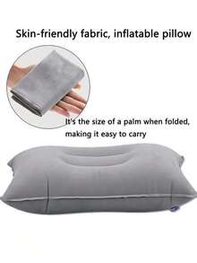 Travel Comfortably Anywhere With This Portable Inflatable Pillow - Perfect For Camping And Flocking! Great Gift For Vacation And Outdoor Use - Multicolor - View 8