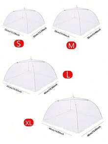1pc Food Cover, Foldable Food Cover, Anti-Fly Kitchen And Outdoor Camping Net, Household Vegetable Cover, Table Cover, Foldable Vegetable Cover, Sunshade Umbrella, Household Table Food Cover, Anti-Fly Net - Multicolor - View 9