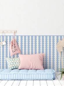 ihomeli Nursery Half Wall Stickers - Striped Nursery Decals Available In 7 Colors | Perfect Wall Panel Decals For A Toddler Room Or Kids Playroom Kids Room Decor Color Selection Removable - one-size - View 4