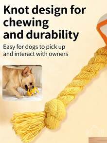 Durable Squeaky Dog Toy - Interactive Self-Play Chew Ball, Relieves Boredom And Releases Energy; Soft Plush Material, Suitable For Small Dogs (E.G., Teddy, Bichon); Perfect Pet Gift For Halloween, Christmas, Easter, Father's Day - Multicolor - View 6