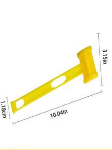 1PC Camping Tent Stake Hammer, Durable Plastic Ground Stake Puller Tool, Lightweight Portable Tent Stake Remover, Suitable For Outdoor Hiking And Camping - C - View 10