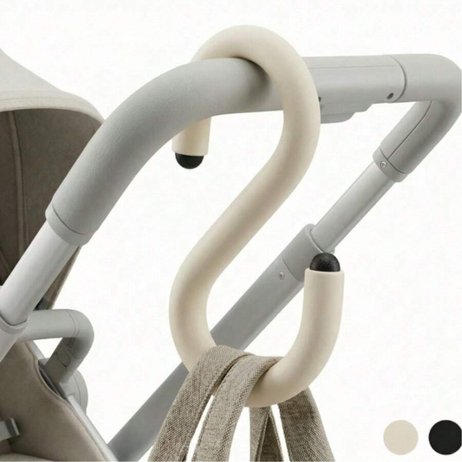 1/2 buah Pengait Kereta Bayi, Pengait Gantung Aksesori Kereta Bayi/Stroller Universal, Aksesori Stroller - MultiWarna - View 1