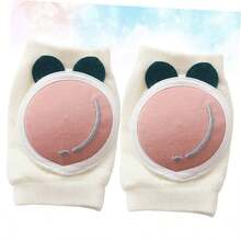 1 Pair Breathable Knee Pads Peach Pattern Soft Knee Covers Suitable For Crawling Boys And Girls High Elasticity Comfortable Suitable For Toddlers Suitable For Active Crawlers And Climbers - Knee Braces - View 4