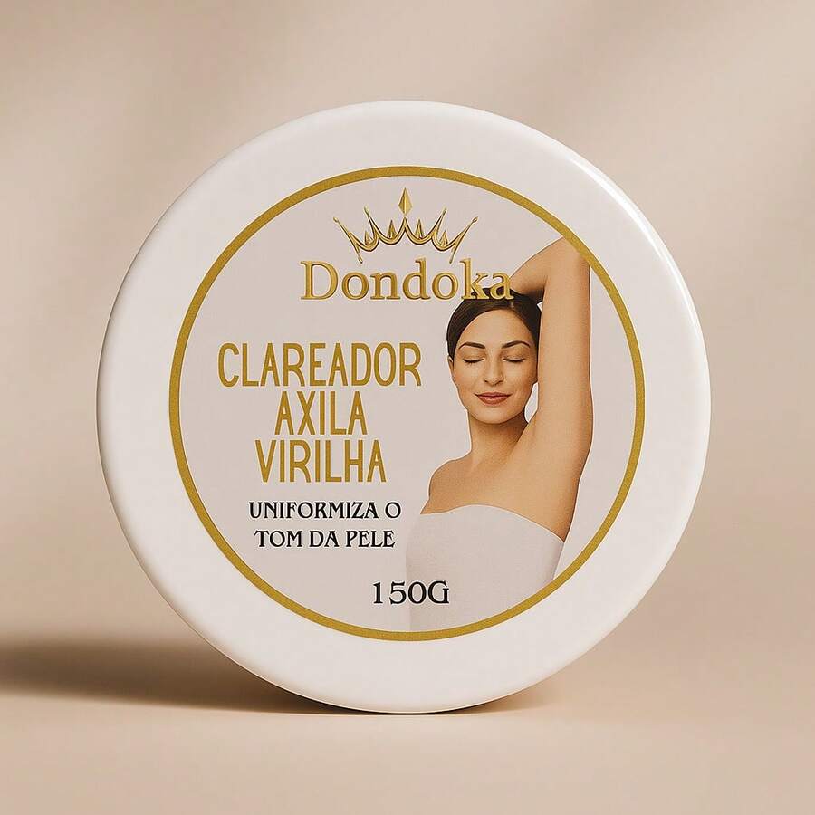 Kit Clareador De Axilas E Virilha DONDOKA Com Óleo De Rosa Mosqueta Dolomita 150 gr - 1 clareador - Visão 1
