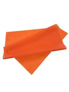 5/15/25/35 Sheets Warm Orange Patterned Tissue Paper, Suitable For DIY Crafts, Party Favors, Bouquet Wrapping, Clothing Packaging And Birthday Gift Decoration - Warm Orange - View 2