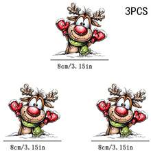 1/2/3PCS Durable Washable Heat Transfer Vinyl, Cartoon Red Nose ...