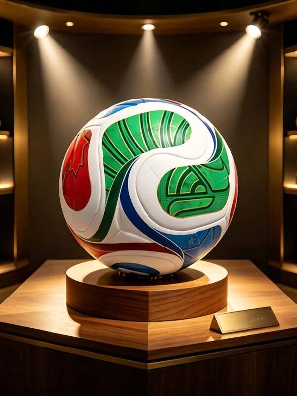 Balón de fútbol adulto talla 5 sin costuras laminado estilo Copa del Mundo 2026 USA, Canadá y México, balón de partido sin costuras laminado, balón deportivo duradero para entrenamiento, día de juego y actividades al aire libre