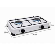 موقد نزهة - موقد غاز محمول بشعلتين - مشاهدة 2