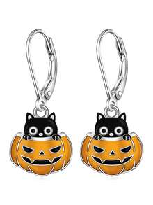 1 Pair Cute Women's Party Jewelry Earrings Halloween Gift - 1# - View 2
