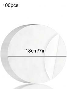50/100 tờ giấy nướng tròn (6in/8in/10in), thảm nướng chống dính, giấy lót nồi chiên không dầu, giấy lót khuôn bánh, giấy thấm hút, giấy nướng hai mặt phủ silicon đã cắt sẵn. - Nhiều màu - Xem 22