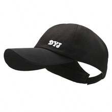 1pc Letter Casual High Ponytail Baseball Cap For Women, Summer Outdoor Travel Versatile Sun Hat UV Protection - Multicolor - View 8