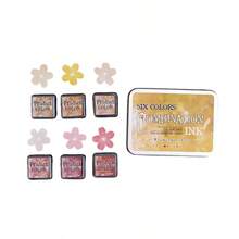 Mini Ink Pad For Stamps, Water-Based Ink Pad For Scrapbooking, Journaling, Card Making, DIY Adult Craft Scrapbooking Supplies (Earth Neutral) - Multicolor - View 9