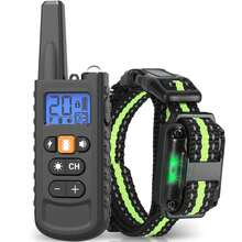 Dog Shock Collar With Remote Control, 3300FT Rechargeable Waterproof Shock Collar For Dogs With 3 Training Modes, Adjustable For Small Medium Large Dogs (8-120 Lbs) - Black - View 12