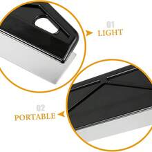 1pc 12-Inch Metal+Plastic Multi-Function Paint Scraper, Wallpaper Cutter, Construction Cleaning Putty Scraper, Wall Seam Repair Tool, Suitable For Wall Paint Edge Trimming, Wallpaper Cutting And Edge Finishing, Professional Wall Edge Trimming, Handle Edge Protection, Precise Edge Trimming Wallpaper Cutter, Home And Commercial Construction Tool, Designed Specifically For Wallpaper Removal And Wall Repair - 1 Unit - View 6