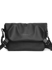 NYXIA Minimalist Men's Crossbody Bag, Large Capacity Shoulder Bag, Fashionable Men's Chest Bag, Portable Flap Commuter Bag, Suitable For Daily Commute - Multicolor - View 8