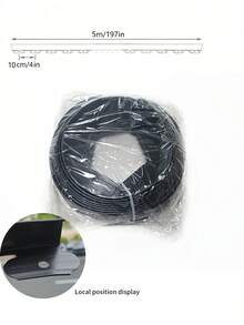 Easy Install PE Plastic Garden Edging Set With Strong Anchors For Landscape And Lawn Separation - A - View 13
