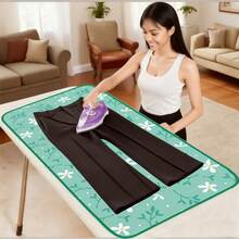 1pc Foldable Ironing Pad, Heat-Resistant Protective Cloth, Suitable For Ironing Clothes On Bed, Desk, Table And Travel Surfaces, Portable Ironing Board Alternative, Multiple Colors And Sizes Available, Suitable For Dorm, Apartment, Home And Back To School - Multicolor - View 17