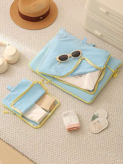 1 pieza Bolsa de almacenamiento de viaje Organizador de ropa interior Bolsa de almacenamiento de ropa portátil Bolsa organizadora de viaje impermeable