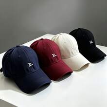 1 buah Topi Baseball Bordir Bergaya dan Awet Muda, Cocok untuk Perlindungan Matahari di Luar Ruangan, Dapat Diatur, Cocok untuk Liburan, Belanja, Pesta - Beraneka warna - View 1